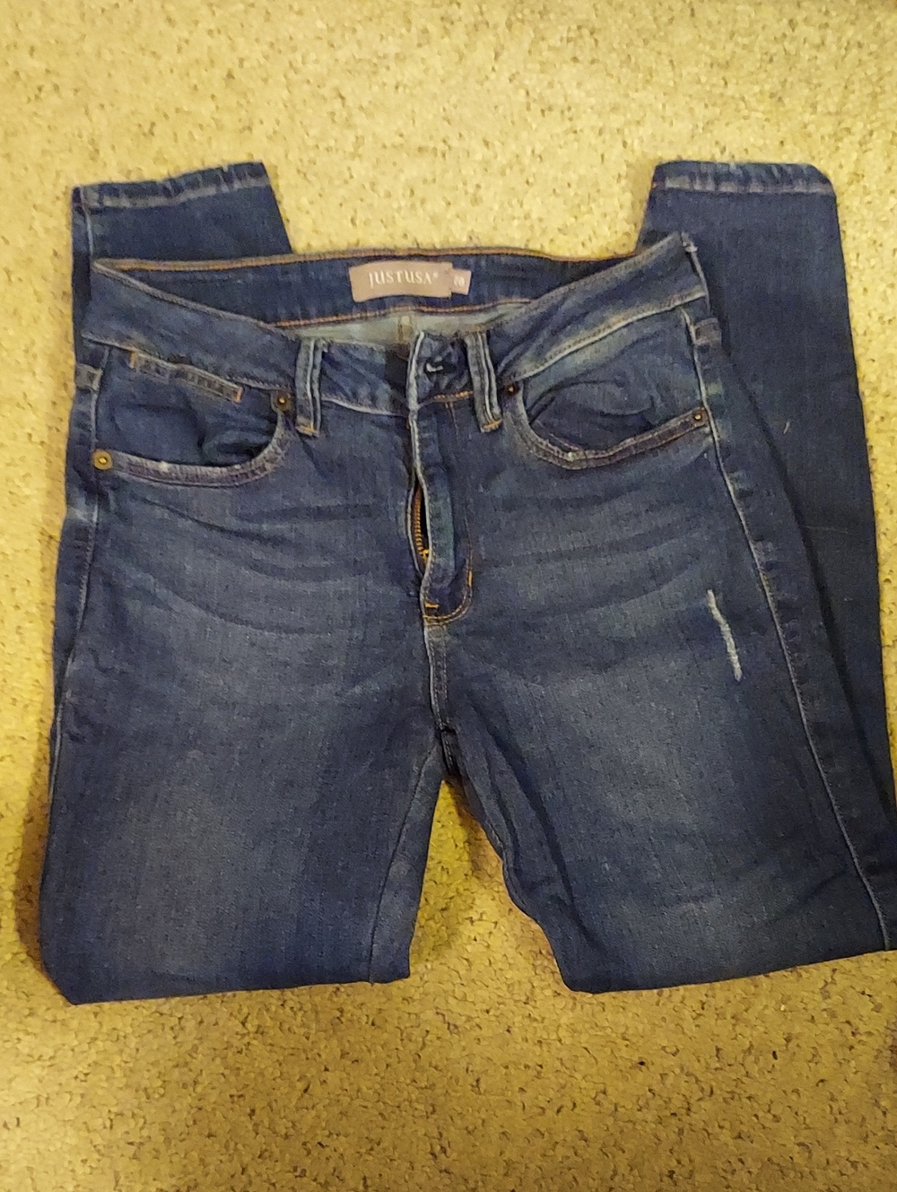 Just USA Indigo Stretch Skinny Jeans
